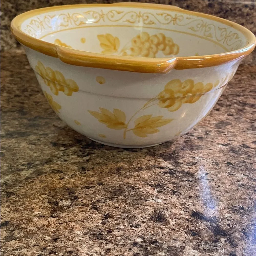 Temp-tations yellow Presentable Ovenware bowl‎